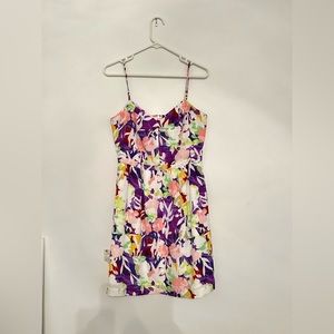 J Crew Factory Floral Mini Dress